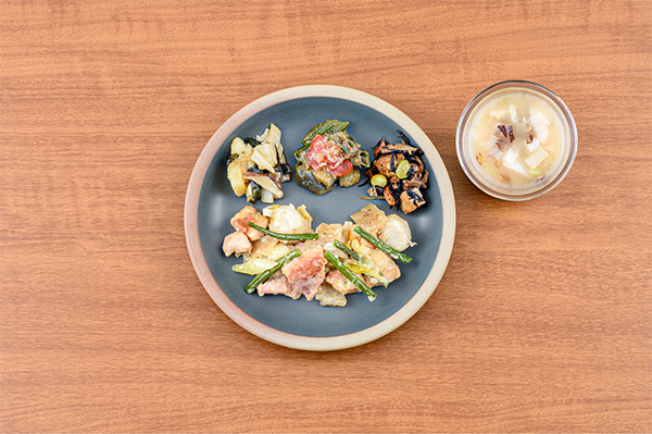 鶏肉柚子胡椒炒めセット500kcal